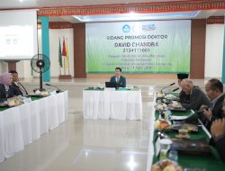 David Chandra Lulus Promosi Doktor dengan Disertasi Keterjadian Internal Browning pada Nanas Ekspor