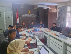 Kanwil Kemenkumham Babel Harmonisasikan Raperda Bangka Selatan Tentang Pelindungan Sumber Air Baku