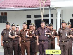 Kajari Katingan Laksanakan Upacara Peringatan Hari Ulang Tahun Persaja Ke-73