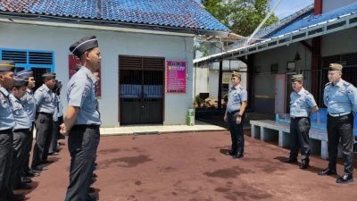 Pimpin Apel Pagi Pegawai, Karutan Instruksikan Jajaran Untuk Perkuat Sinergi