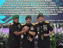 Danrem 043/Gatam Resmi Dijabat Brigjen TNI Rikas Hidayatullah