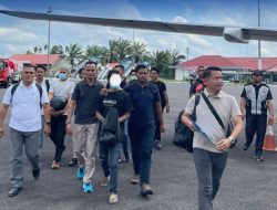 Kalapas Gowim Mahali Pimpin Langsung Pemindahan Tiga WBP Lapas Kelas IIB Tanjungpandan ke Pangkalpinang