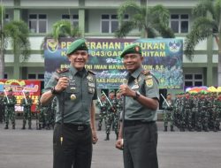 Terima Pasukan, Danrem 043/Gatam Siap Lanjutkan Tugas