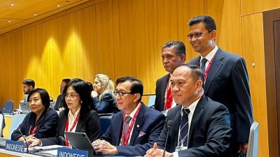 Menkumham Pimpin Delegasi RI Dalam Konferensi Diplomatik di WIPO Jenewa