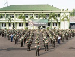 Danrem 043/Gatam Sambut Kunjungan Kerja Pangdam II/Swj