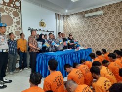 Polresta Bandar Lampung Amankan 50 Pelaku Kejahatan Dalam Operasi Sikat Krakatau 2024