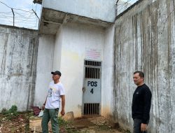 Antisipasi Hal Tak Diinginkan, Plh. KPR Rutan Kelas IIB Sukadana Tinjau Area Brandgang