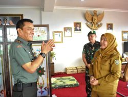 Jalin Silaturahmi, Danrem 043/Gatam Laksankan Kunjungan Kerja ke Kantor Walikota Bandar Lampung