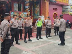 88 Personel Polresta Bandar Lampung Amankan Peringatan Hari Raya Waisak