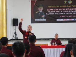 Kadivpas Kumham Lampung Sapa Warga Binaan dan Beri Penguatan Tusi Bagi Pegawai Lapas dan Rutan Kotaagung