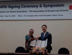 Fakultas Hukum Sepakati Kerja Sama Dengan Asosiasi FH Korea Selatan