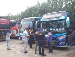 Tekan Angka Laka Jasa Raharja Lakukan Pengecekan Bus di Tempat Wisata