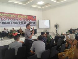 Kalapas Kotaagung Ikuti Sosialisasi Restorative Justice dan Penindakan Tindak Pidana Narkotika Bersama APH Terkait