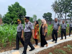 Kadivpas Kusnali Tinjau Area Sarana Asimilasi Edukasi Lapas Kelas I Bandar Lampung