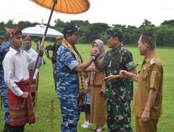 Danrem 043/Gatam Sambut Kedatangan KASAU Marsekal TNI M Tonny Harjono di Lanud Pangeran M Bun Yamin