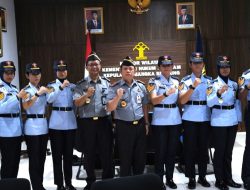 Kakanwil Kemenkumham Babel Terima 9 Taruna POLTEKIP Yang Akan KKN