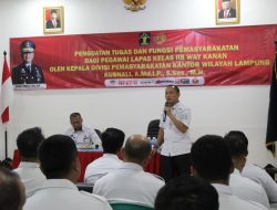 Kunjungi Lapas Way Kanan, Kadivpas Kemenkumham Lampung Berikan Penguatan Kepada Petugas dan Warga Binaan