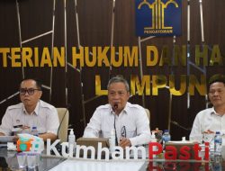 Kanwil Kemenkumham Lampung Melalui BSK Gelar Sosialisasi Pengukuran Indeks Kualitas Layanan Kesekretariatan