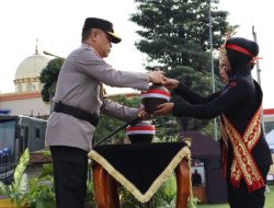 Polda Lampung Gelar Upacara Pengambilan Air Suci Menjelang Hari Bhayangkara ke-78