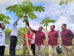 Kadivpas Kanwil Kemenkumham Babel Apresiasi Pengolahan Lahan Produktif Lapas Tanjungpandan
