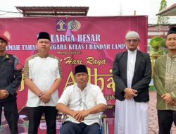 Momen Idul Adha, Karutan Bandarlampung Ingatkan Pegawai dan Warga Binaan Pererat Silaturahmi