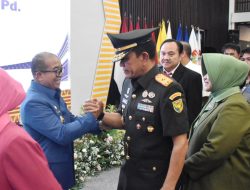 Menghadiri Sertijab Pj Gubernur Lampung, Danrem 043/Gatam Siap Dukung dan Berkolaborasi Pengamanan Pilkada