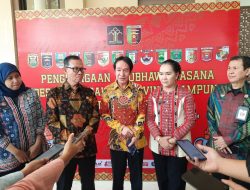 Kakanwil Kemenkumham Lampung Buka Peresmian 92 Desa dan kelurahan Sadar Hukum Provinsi Lampung 2024
