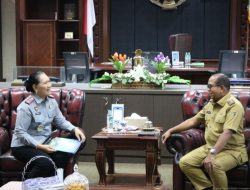 Kakanwil Sorta Bersama Jajaran Pimti Pratama Kanwil Kemenkumham Lampung Mengadakan Audiensi Dengan PJ Gubernur Samsudin