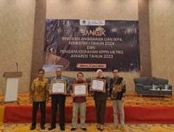 Lapas Kelas IIB Gunung Sugih Raih Penganugrahan Predikat Kedua Satker Terbaik Dari KPPN Metro