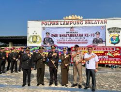 Kepala Kantor Imigrasi Kelas III Non TPI Kalianda Ikuti Upacara Peringatan Hari Bhayangkara Ke-78