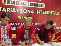 Karutan Nur Febrianto Terima Audiensi dan Tandatangani Perjanjian Kerja Sama Bersama Universitas Muhammadiyah Kotabumi