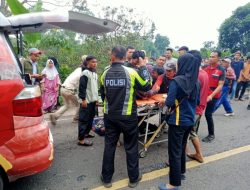 Satlantas Polres Lampung Barat Selidiki Kecelakaan Bus Masuk Jurang di Jalan Lintas Liwa