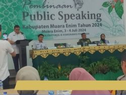 Lapas Muara Enim Ikuti Kegiatan Public Speaking Untuk Tingkatkan Kemampuan Protokoler dan Komunikasi