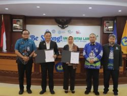 Unila Menandatangani Nota Kesepahaman Dengan Dewan Kehormatan Penyelenggara Pemilihan Umum RI