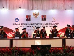 Itera Luluskan 736 Sarjana Baru dan Menggelar Aksi Solidaritas Untuk Palestina di Wisuda ke-19