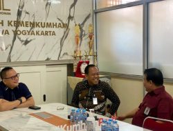 Bersinergi, Kadivmin Topan Sopuan dan Kadivpas Kanwil Kemenkumham DIY Menerima Kunjungan Balai Harta Peninggalan Semarang