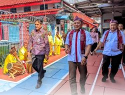 Kalapas Kelas IIB Ciamis Sambut Kunjungan Kerja Dirjen HAM Dhahana Putra Untuk Berikan Arahan dan Penguatan Bagi Petugas