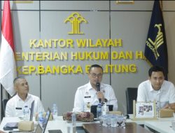 Kadivyankumham Kumham Babel Pimpin Rapat Harmonisasi Raperda dan Raperbup Bangka Tengah