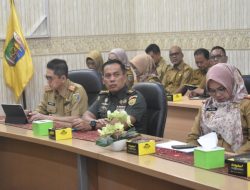 Kasrem 043/Gatam Ikuti Rapat Koordinasi Pengendalian Inflasi di Daerah