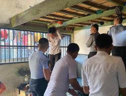 Rutan Kelas IIB Krui Gelar Razia Insidentil Kamar Hunian Warga Binaan Guna Cegah Gangguan Kamtib
