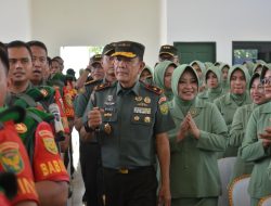 Kunjungi Kodim 0429/Lamtim, Danrem 043/Gatam  Ingatkan Prajurit Untuk Tidak Cepat Emosional