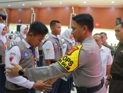 Kapolresta Bandar Lampung Berharap Satgas Remaja Anti Narkoba dan Kekerasan Anti Judi Online Bisa Jadi Contoh Baik di Sekolah