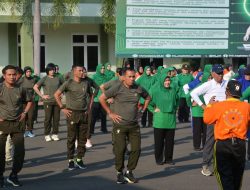 Kenalkan Terapi Ling Tien Kung, Korem 043/Gatam Dengan Pepabri Olahraga Bersama