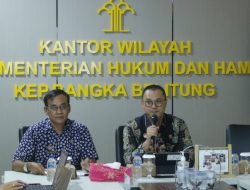 Kanwil Kemenkumham Babel Lakukan Evaluasi Perda Izin Lingkungan Kota Pangkalpinang
