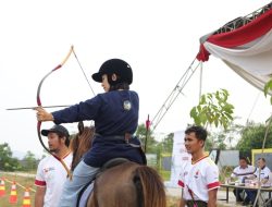 Semarakkan Dies Natalis ke-10, Itera Gelar Kejuaraan Panahan Berkuda Kumabat