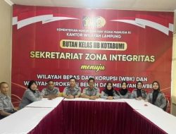 Rutan Kotabumi Ikuti Pengarahan Pelaksanaan Rangkaian Webinar Series Oleh Kepala BPSDM Hukum dan HAM