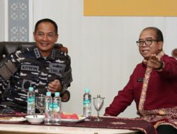 Pj. Gubernur Samsudin Gelar Silaturahmi dengan Wakasal Laksamana Madya TNI Erwin S. Aldedharma