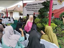Anggota DPRD Lampung Lesty Sambangi Warga Desa Tanjung Sari