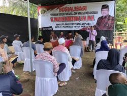 Watoni Noerdin Sosialisasi Ideologi Pancasila di Padang Cermin