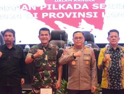 Danrem 043/Gatam Beserta Jajaran TNI di Wilayah Lampung Siap Dukung Rangkaian Pilkada Serentak 2024